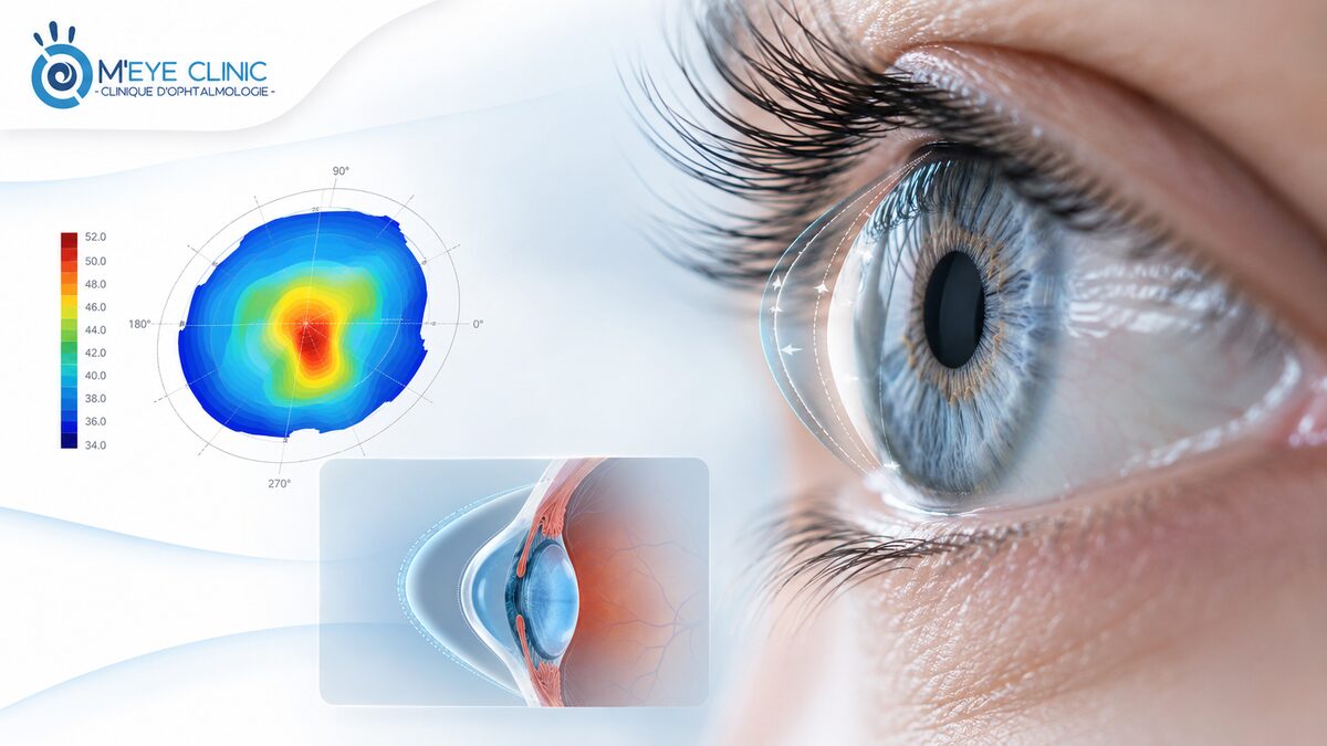 Kératocône : topographie cornéenne — M’Eye Clinic, Nice