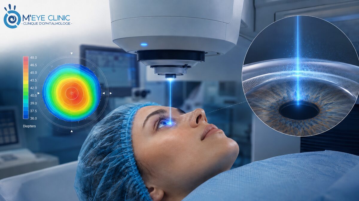Chirurgie LASIK topoguidée au laser — M’Eye Clinic, Nice